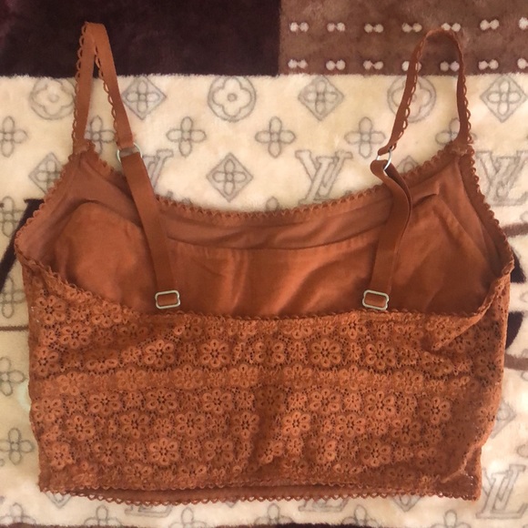 Women's Brown Gilly Hicks Curvy Longline Scoop Bralette - Picture 3 of 4